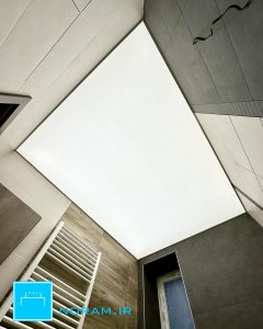 سقف کشسان ترنسپرنت نورام حمام