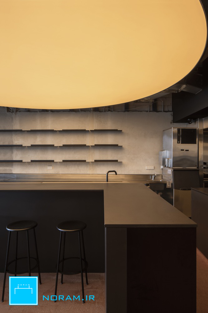سقف کشسان در رستوران شرکت نورام