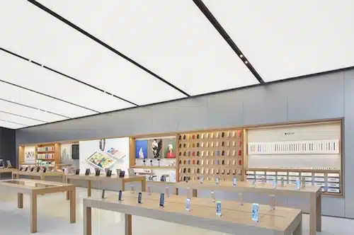 سقف کشسان اپل استور چهارسو